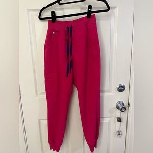 Figs High Waisted Zamora Joggers Ultra Rose